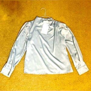Summer Light Blue Blouse Brand new Size: M